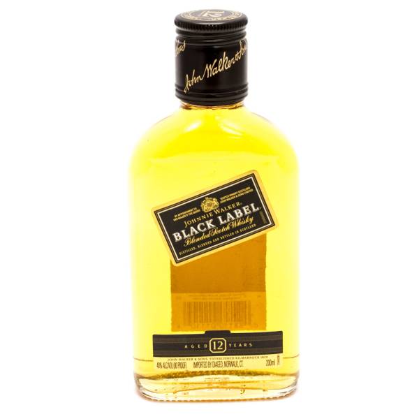 Johnnie Walker Black Label Scotch Whiskey 200ml | Beer