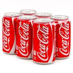 Coca-Cola - 6 pack - 12oz Cans