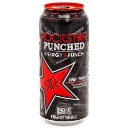 Rockstar Energy Drink Punched 16oz Can
