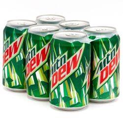 Mountain Dew - 6 pack - 12oz Cans