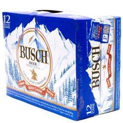 Busch Beer 12X12oz Cans